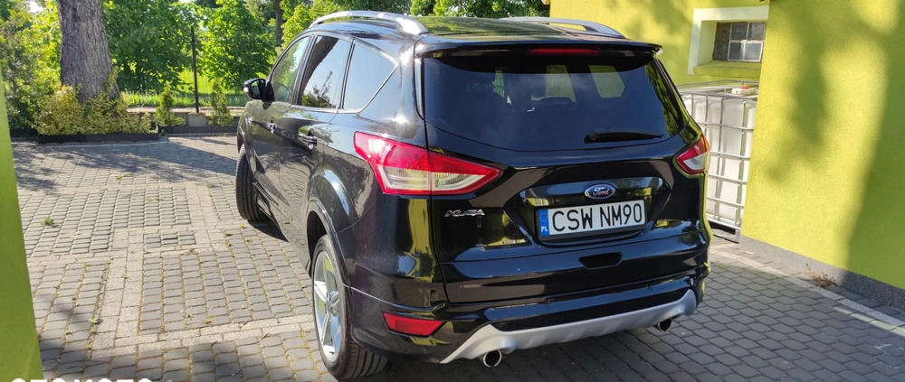 Ford Kuga cena 51900 przebieg: 165683, rok produkcji 2014 z Trzebinia małe 742